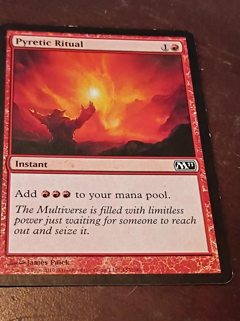 Pyretic Ritual Card - Red Instant